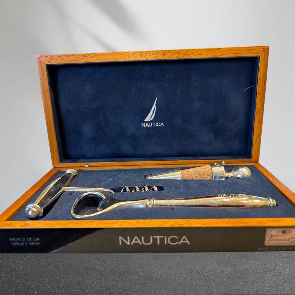 FREE with purchase: Nautica 3-piece set Stainless Steel Wine/Bottle Open… - Picture 12 of 13